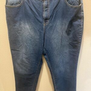 Catherines Relaxed Fit Blue Jeans